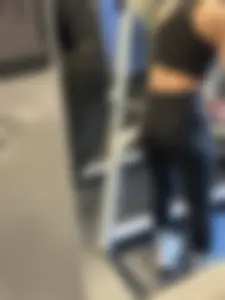 Extremely fit milf deadlifting in front of me
