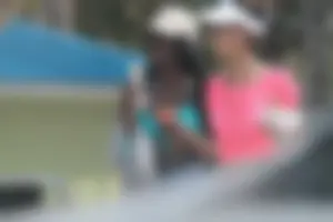 Sexy Florida beach bikini girls, some topless