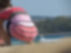Perfect MILF on Beach