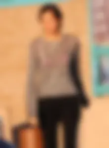 Skinny teen in leggings with vpl in the parking lot