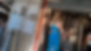 Gym Girl Bending Over in Blue Leggings (OC and GIFS)