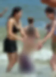 Asian beach and bikini girls