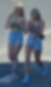 Two fit blondes