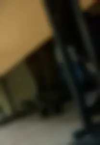 Candid College Teen’s Legs in Black Pantyhose Under Desk Creepshot
