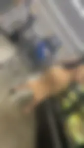 Fat Ass Latina in Tight Beige Dress VPL