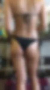 Juicy teen candid girl in a swimsuit, creepshots at the store