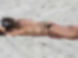 Sexy girls on South Beach some topless