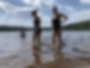 Candid Girls in Swimsuits Coming Out of the Water Creepshots Gallery