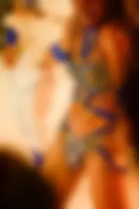 Sexy lady with a nice ass dressed up while dancing