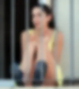 Neighbor student upskirted showing her panties and in bikinis
