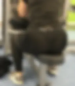 See through gym PAWG is wearing a nice thong