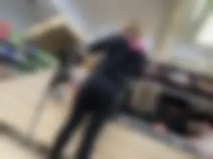 SEXY Girl BENDING in HOT positions + Thong See Thru Leggings