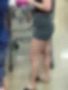 White chicks in green shorts
