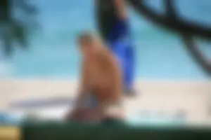 Nude beach girls in Baska, Croatia