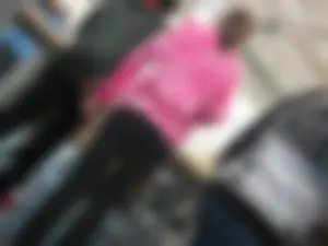 Skinny Candid Girl in Tights