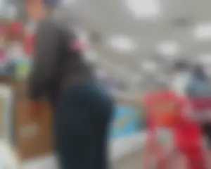 Fit Muscular Ass in Tights Supermarket Voyeur Closeups