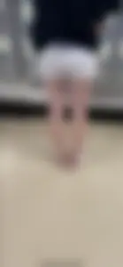 Great butt with little gap and nice toes