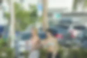 Candid Florida babes at Deerfield Beach in the winter