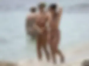 Nude beach and topless girls
