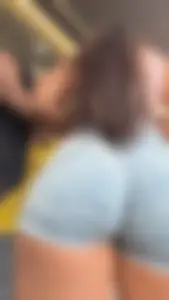 Lightskin big ass in short jeans