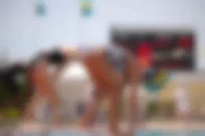 Group of teen and early 20's swimmers