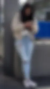 Tight blue jeans creepshots compilation