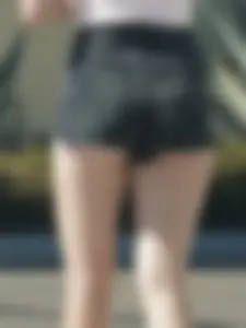 Fastshooter Post 11 - College girl In cheeky shorts / Nice legs