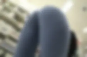 Slim latina in blue sweats  Not OC