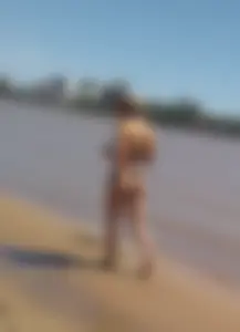 Thong girl on the beach with a great ass