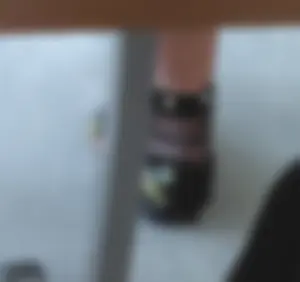 Teen College Student's Feet in Colorful Flats And Socks Closeups in Various Classrooms