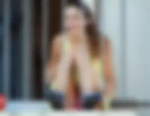 Neighbor student upskirted showing her panties and in bikinis