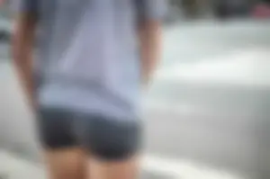 Tight workout shorts with VPL