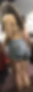 Thrift thot checking herself out in the giant mirror