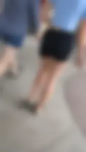 Nice Jiggly Pawg in Lose Shorts