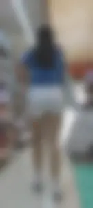 Nice Girl with Hot white shorts ​