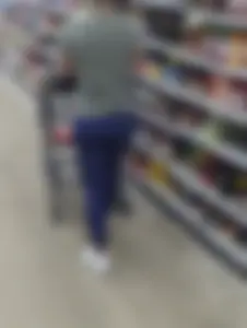 Honey in blue leggings