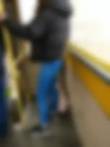 Hot Ass and Legs in Blue Jeans in Public Bus Creepshots