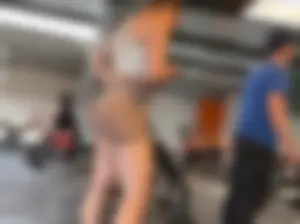 PAWG Baddie Blonde Best Ass In Gym (Not OC)
