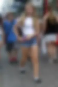 Various sexy teens in little shorts