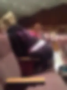College Student with Panties Visible over Black Tights Candid