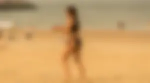 Beach volleyball babes in bikinis