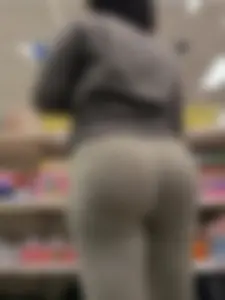 VTL Bend Over - Cheeks Eating White Spandex!
