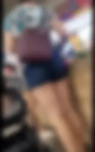 Milf s in jean shorts