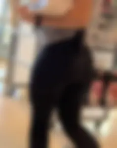 Dick's sexy employees in leggings with nice asses