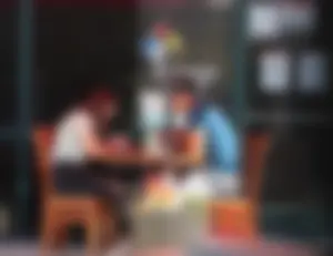 Big booty teen out to eat in tight jeans