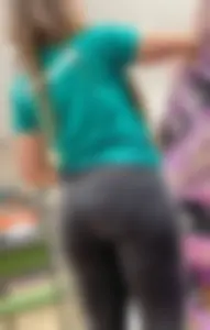 Hot Employee in TIGHT JEANS & FACE