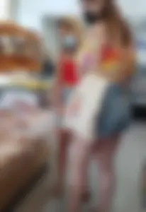Short shorts, delicious legs