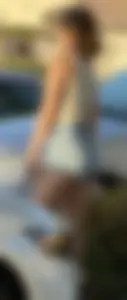Sexy target parking lot teens big tits nice ass short shorts