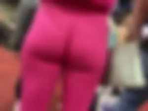 Slim Fit PAWG MILF Round Pear Bubble Butt in Hot Pink NVGTN