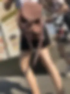 Couple of Skinny Girls in Mini-Skirts And Sneakers Street Photos